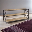 Scranton & Co MDF Barnwood Bookcase Rectangular Durable Laminate 26
