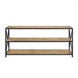 Scranton & Co MDF Barnwood Bookcase Rectangular Durable Laminate 26