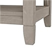 Scranton & Co 5 Shelves Coastal Wood Bookcase in Washed Gray
