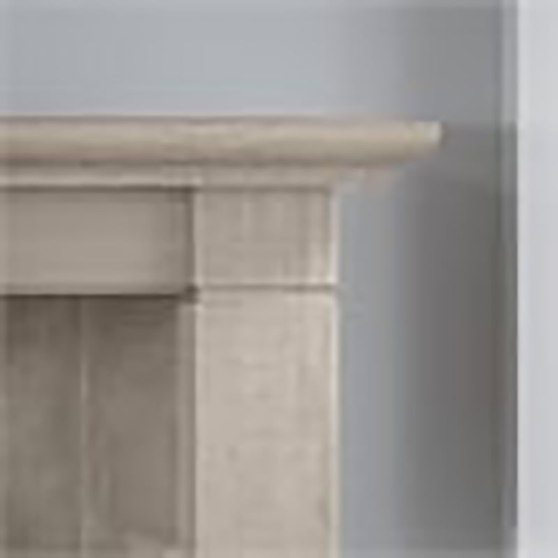 Scranton & Co 5 Shelves Coastal Wood Bookcase in Washed Gray