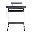 Scranton & Co Wood Top Computer Work Station in Graphite