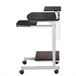 Scranton & Co Wood Top Computer Work Station in Graphite