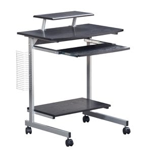 Scranton & Co Wood Top Computer Work Station in Espresso