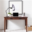 Scranton & Co Mid-Century Wood Laptop-Writing Desk in Cherry/Mission Oak