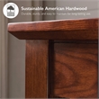 Scranton & Co Mid-Century Wood Laptop-Writing Desk in Cherry/Mission Oak