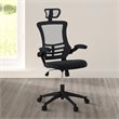 Scranton & Co Executive High Back Office Chair with Headrest in Black