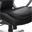 Scranton & Co Faux Leather Executive Office Chair w/ Adjustable Tilt in Black