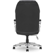 Scranton & Co Faux Leather Executive Office Chair w/ Adjustable Tilt in Black