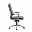 Scranton & Co 20''-23'' Modern Metal Executive Chair in Black/Chrome