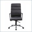 Scranton & Co 20''-23'' Modern Metal Executive Chair in Black/Chrome