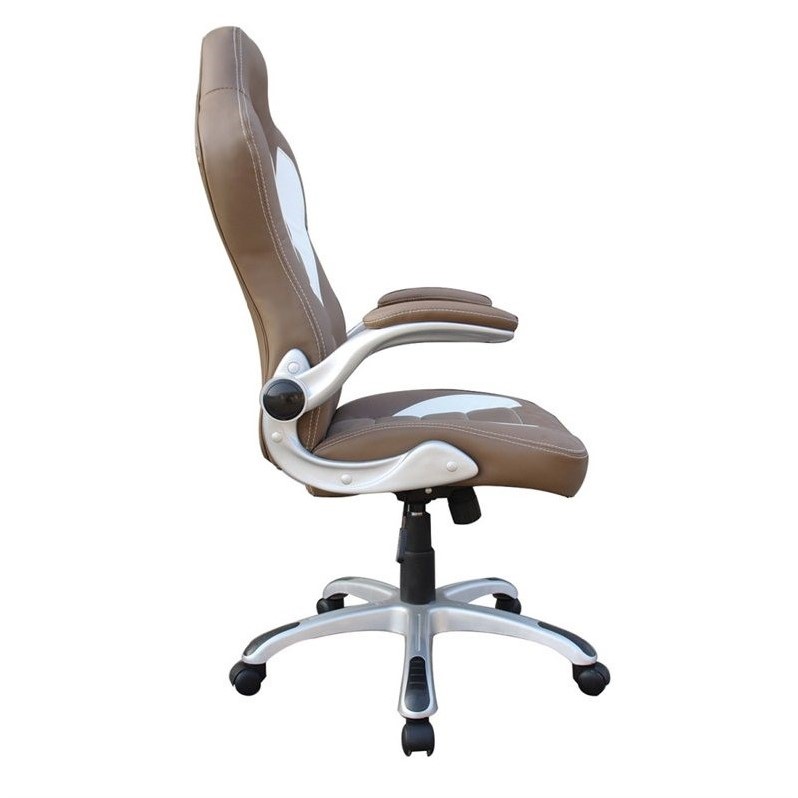 Scranton & Co Sport Race Executive Office Chair in Camel