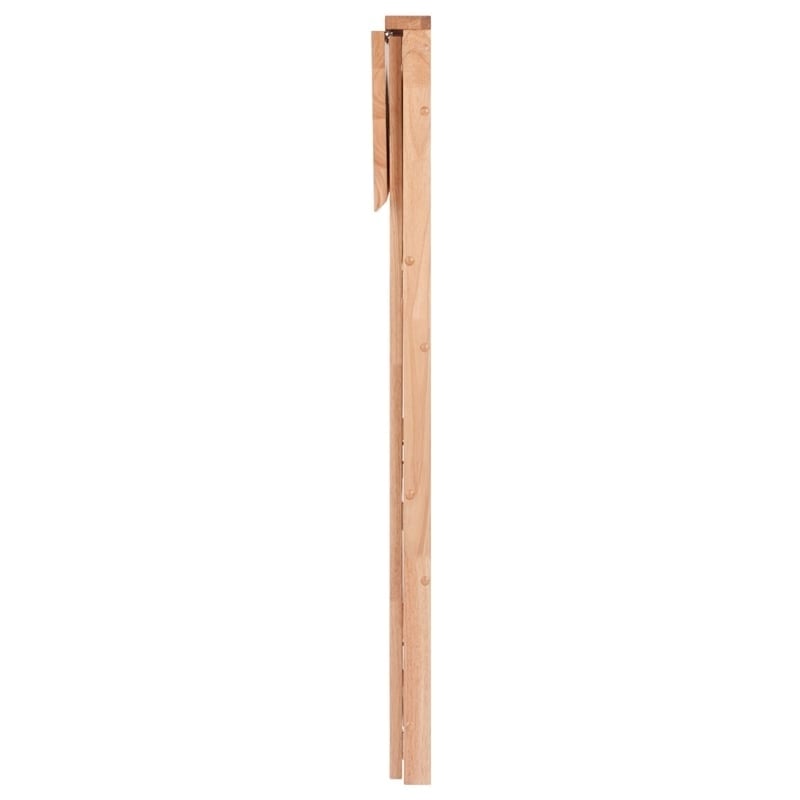 Scranton & Co 4-Tier Transitional Solid Wood Folding Bookcase in Natural