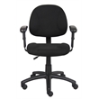 Scranton & Co Contemporary Office Chair with Adjustable Arms in Black