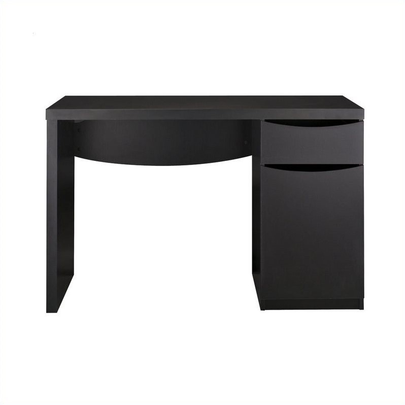Scranton & Co Wood Black Computer Desk Rectangular 47.13