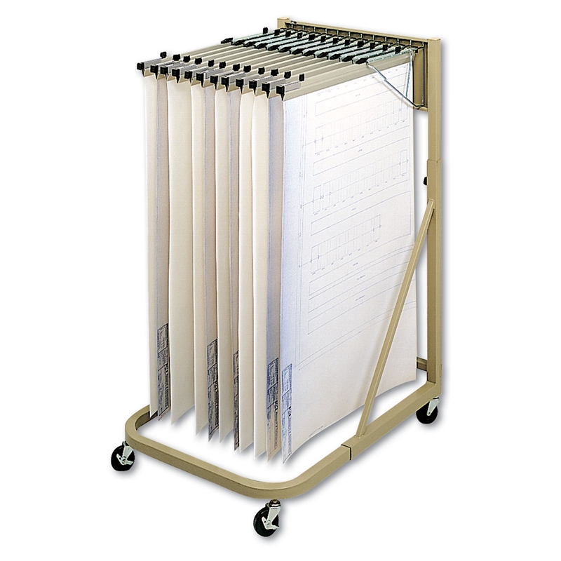 Scranton & Co Metal Hanging Files Stand for Hanging Clamps in Sand