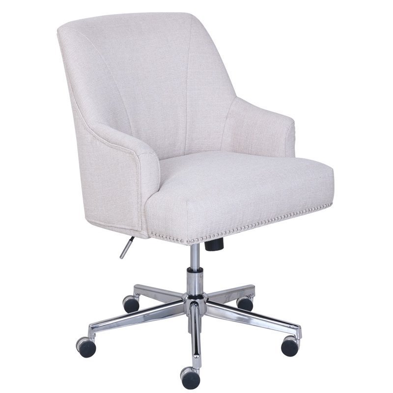 Scranton & Co Home Office Chair in Stoneware Beige
