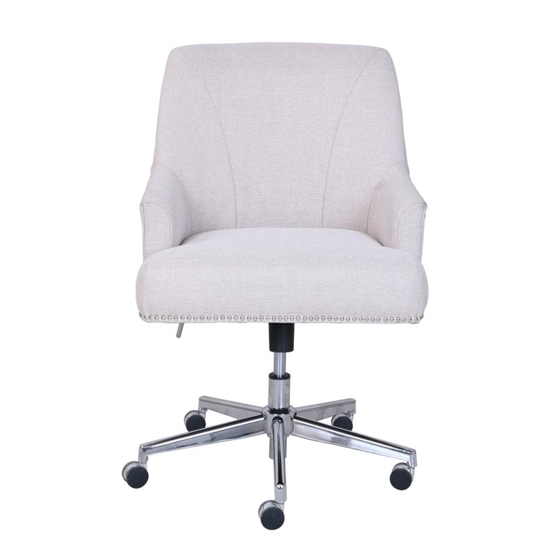 Scranton & Co Home Office Chair in Stoneware Beige