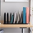 Scranton & Co Metal Mesh Desk Organizer with 8 Upright Sections in Black