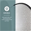 Scranton & Co Metal Mesh Desk Organizer with 3 Upright Sections in Black