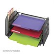 Scranton & Co Black Mesh Desk Organizer