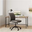 Scranton & Co Big and Tall High Back Task Office Chair in Black Vinyl