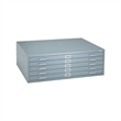 Scranton & Co 5 Drawer Flat Files Metal Cabinet for 30