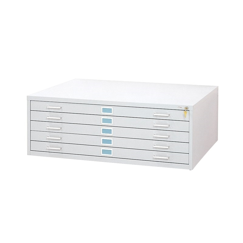 Scranton & Co 5 Drawer Metal Flat Files Cabinet for 30