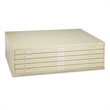 Scranton & Co 5 Drawer Metal Flat Files Cabinet for 36