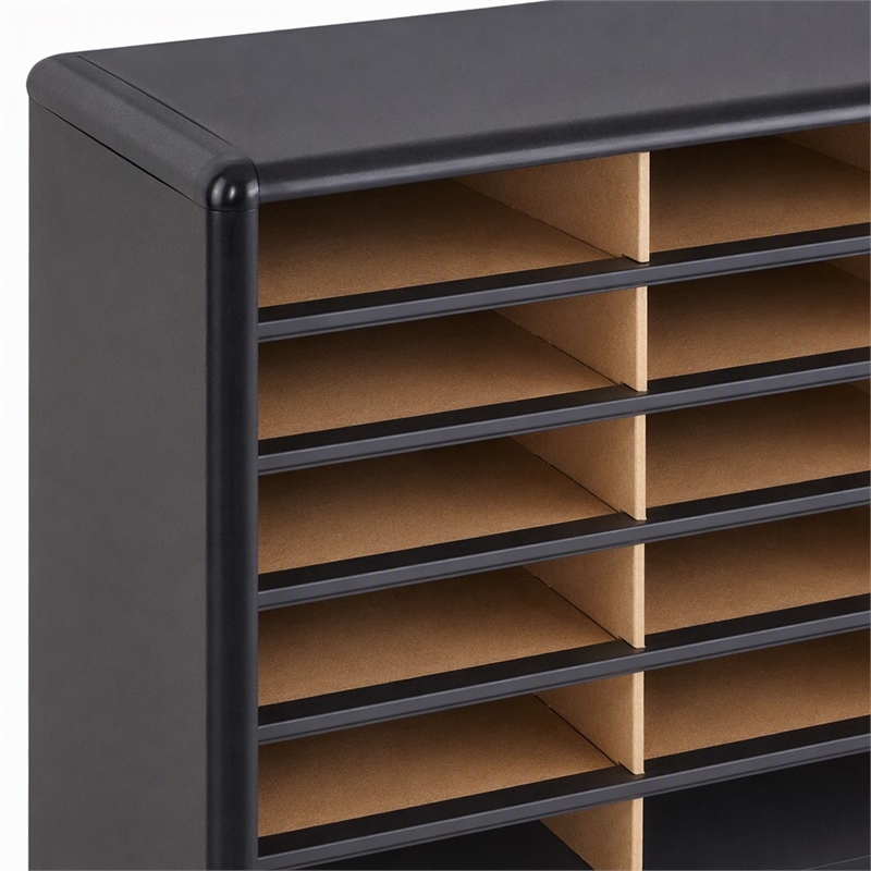 Scranton & Co Steel Black Organizer Rectangular 36 Compartments 32.25