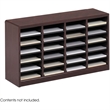 Scranton & Co Mahogany Wood Mail Organizer - 24 Compartments