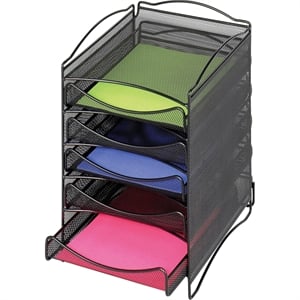 Scranton & Co 5 Drawer Mesh Literature Organizer