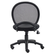 Scranton & Co Seat Height Adjustment Fabric Back Task Office Chair in Black