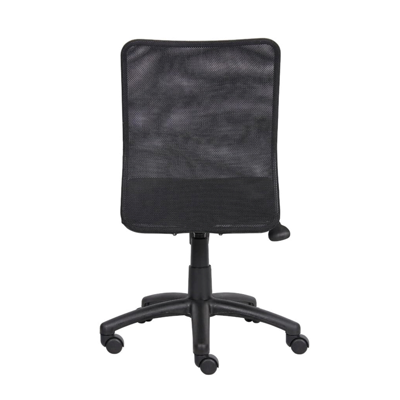 Scranton & Co Mesh Fabric Upholstered Task Office Chair in Black