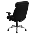 Scranton & Co Fabric Office Chair with Arms in Black