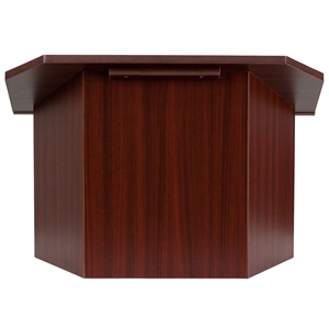 Scranton & Co Foldable Tabletop Lectern in Mahogany