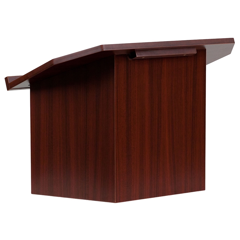 Scranton & Co Foldable Tabletop Lectern in Mahogany