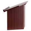 Scranton & Co Foldable Tabletop Lectern in Mahogany