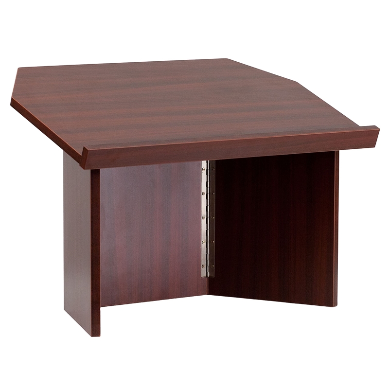 Scranton & Co Foldable Tabletop Lectern in Mahogany