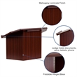 Scranton & Co Foldable Tabletop Lectern in Mahogany
