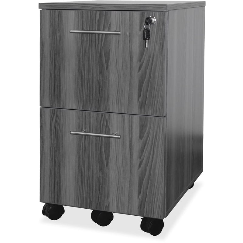 Scranton & Co Steel Gray File Pedestal Rectangular 26.75