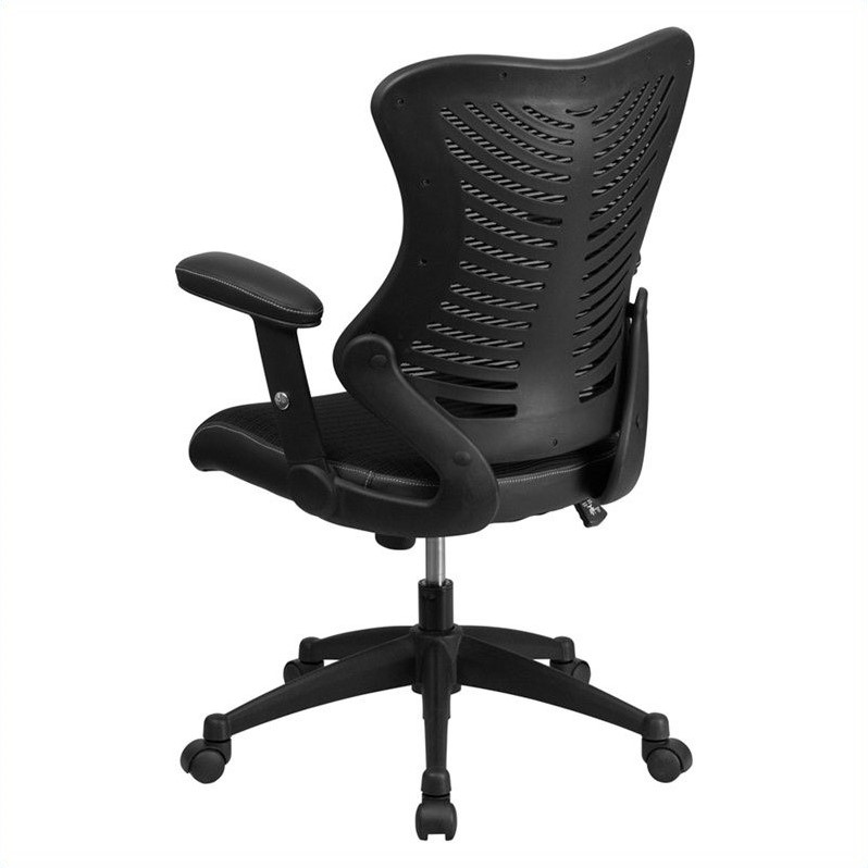 Scranton & Co Mesh Black Office Chair High Back 42.75