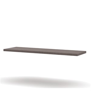 Scranton & Co Rectangular Particle Board Wood Bridge in Bark Gray
