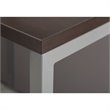 Scranton & Co Wood Computer Desk in Mocha Cherry