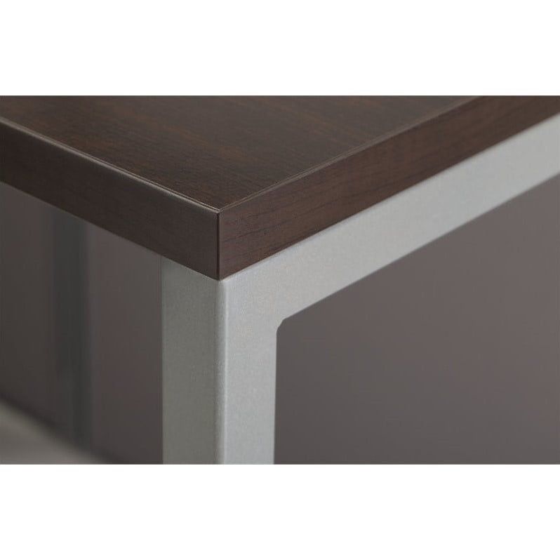 Scranton & Co 3 Drawer L Shaped Computer Desk for Four