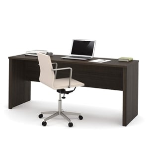 Scranton & Co 71&quot x 24&quot Desk Shell in Dark Chocolate