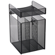 Scranton & Co Vertical Hanging Desk Organizer in Black