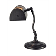 Scranton & Co Egyptian Banker Desk Lamp in Mica Bronze