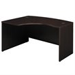 Scranton & Co 60 x 43 LH L Bow Desk in Mocha Cherry