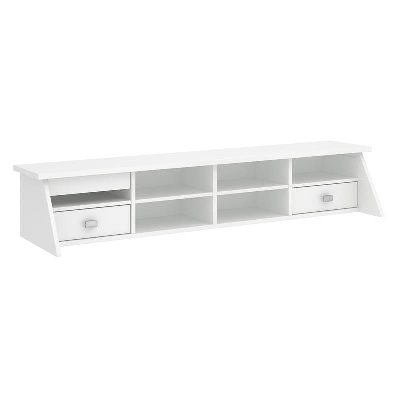 Scranton & Co Desktop Wood Organizer in Pure White