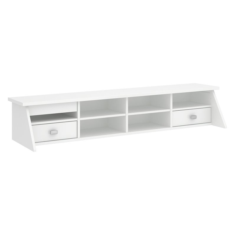 Scranton & Co Desktop Wood Organizer in Pure White